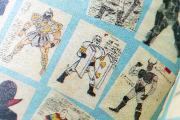 芳賀少年が送った写真真ん中のハガキからジャンクマンが生まれた。ほかにもハンマーヘッド、タキングなど3超人が採用されている!