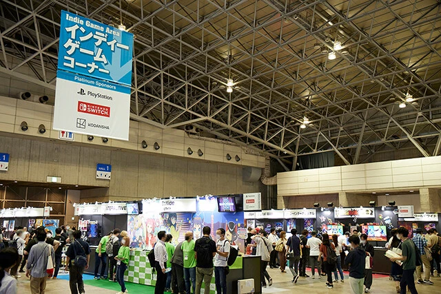 近年ますます注目度を高めているインディーゲームは今回より本館での展示となった