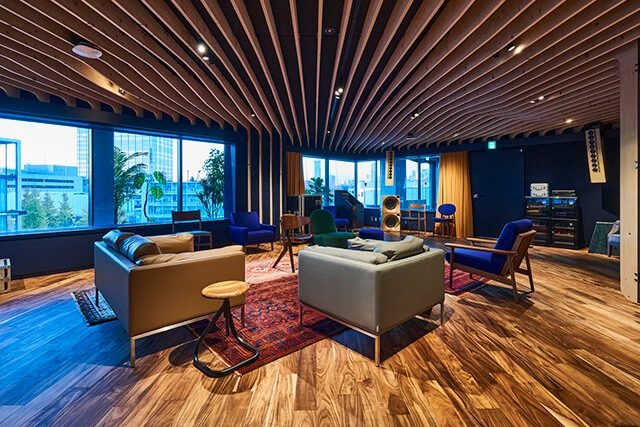 4階フロアにある広さ100平米のレコーディングスタジオ(写真提供/Amazon Music)
