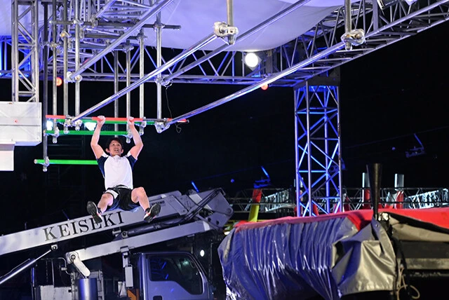 2019年の第37回大会、FINALステージ目前のパイプスライダーでリタイア。その直前の様子