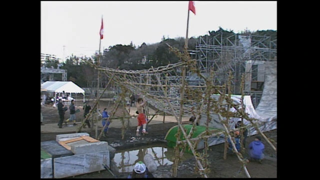 かつてあったジャンプハングのエリア。秋山は過去、第6回(2000年)から第8回大会(2001年)まで3大会連続でジャンプハングを失敗した経験がある(写真は第7回大会)