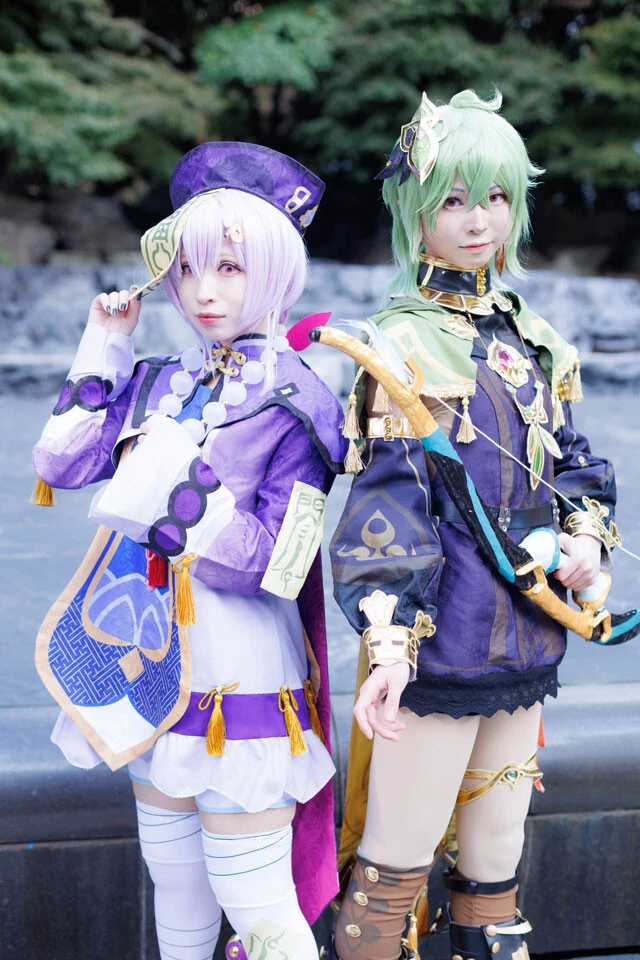 龍(@ryu_ki_chan)/『原神』コレイ たいが(@taiga_gyuutan)『原神』七七