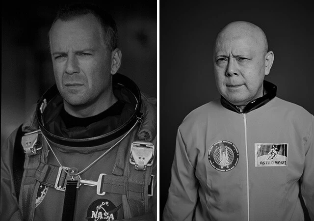 『アルマゲドン』１９９８年　興行収入５億５６６０万ドル（１９９８年度ナンバーワン）の名作。石油採掘員のハリー・スタンパーが小惑星衝突回避のプロジェクトに召喚。おじさん＝救世主伝説の爆誕だ