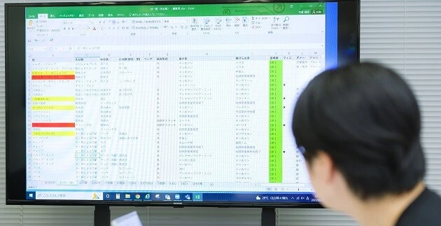 技名、体のどの箇所を使ったか、方式、掛け手、掛けられ手、試合方式、、、、などのデータが横にも縦にも永遠に続く。芳賀さんは、図鑑超人なのだ