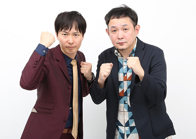 マシンガンズ（左）滝沢秀一、（右）西堀亮【今大会の勝ち上がり】ノックアウトステージ【32⇒16】○266―●257〈ガクテンソク〉　ノックアウトステージ【16⇒8】○289―●258〈ランジャタイ〉