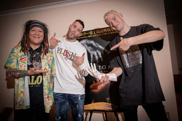 高橋ヨシキ氏（左）とフィリッポウ兄弟