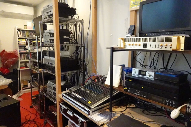 「ヱビスシネマ。」の映写室