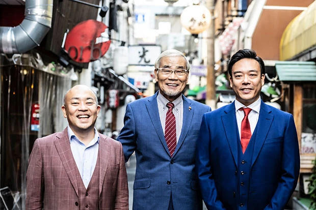 ギャロップの林健と毛利大亮、オール阪神・巨人のオール巨人が漫才論を語る！