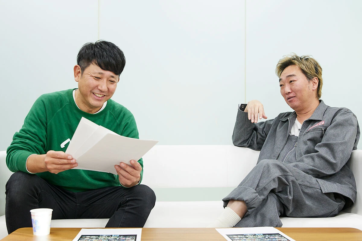 かつてM-1決勝の地を踏んだ松田大輔（左）×小沢一敬が語る！