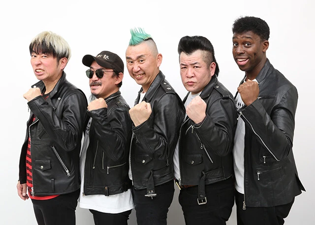 超新塾（左から）イーグル溝神、タイガー福田、サンキュー安富、ブー藤原、アイクぬわら【今大会の勝ち上がり】　ノックアウトステージ【32⇒16】○271―●260〈ジャルジャル〉ノックアウトステージ【16⇒8】○275―●274〈COWCOW〉