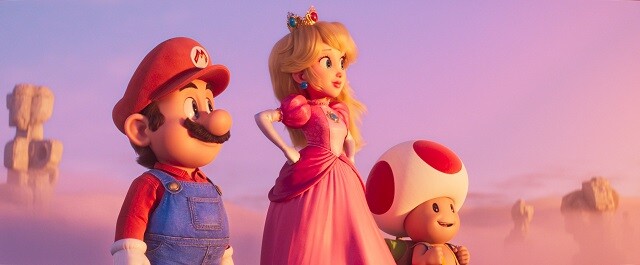 アニメ映画の記録を次々と塗り替えるロケットスタートを決めた『ザ・スーパーマリオブラザーズ・ムービー』。© 2023 Nintendo and Universal Studios