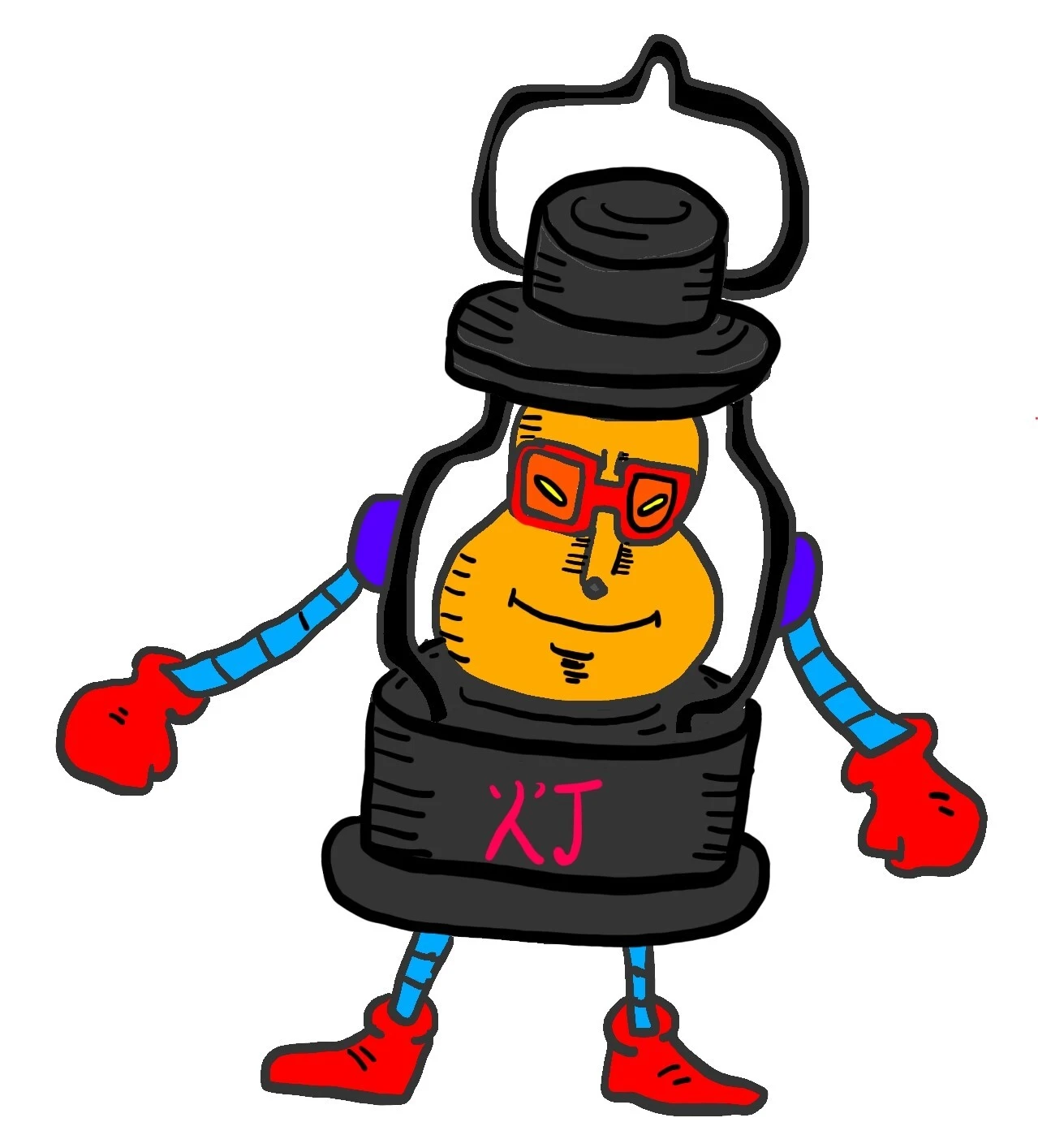 なすなかにし・中西考案超人「ランタンマン」