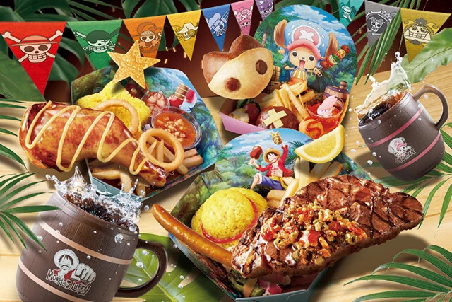 「ワンピース・プレミア・サマー 2023」はステージ以外にも大注目のコンテンツが盛りだくさん。写真は『麦わらの一味の宴レストラン』で楽しめるオリジナルフード
