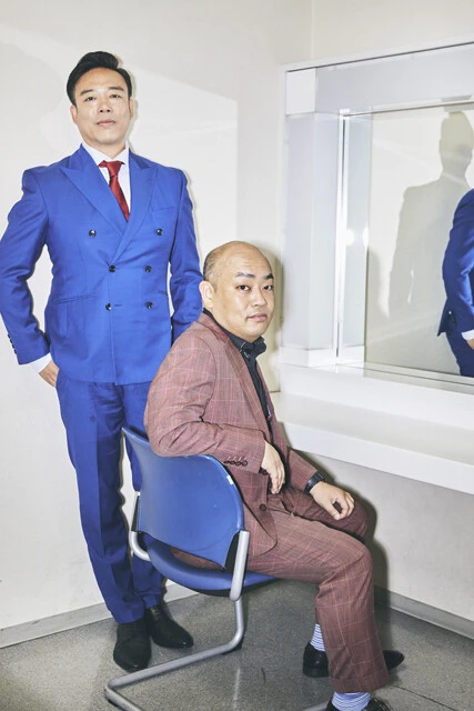 『THE SECOND』初代王者・ギャロップの林(右)と毛利(左)