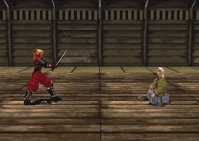 ボスの長セリ中に斬ると「武士道に反する行い」をしたことになりバッドエンド!ブシドー!