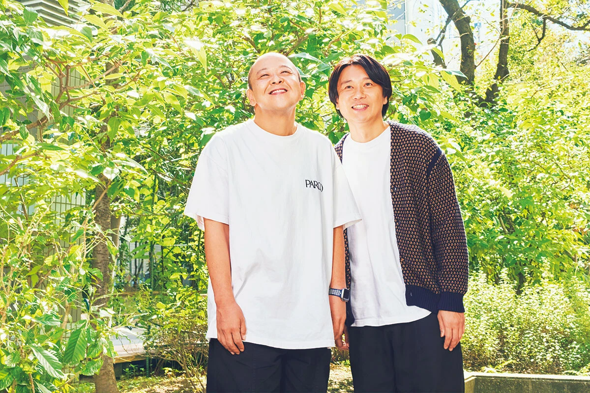 サルゴリラの赤羽健壱（左）と児玉智洋