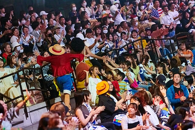 ４年ぶりに再会されたグリーティング。キャラクターたちと交流できる本演出はファンにとって特別な夏の思い出となりそうだ