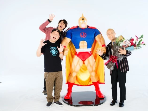 撮影対談には、ゆでたまご嶋田も先生駆けつけた!