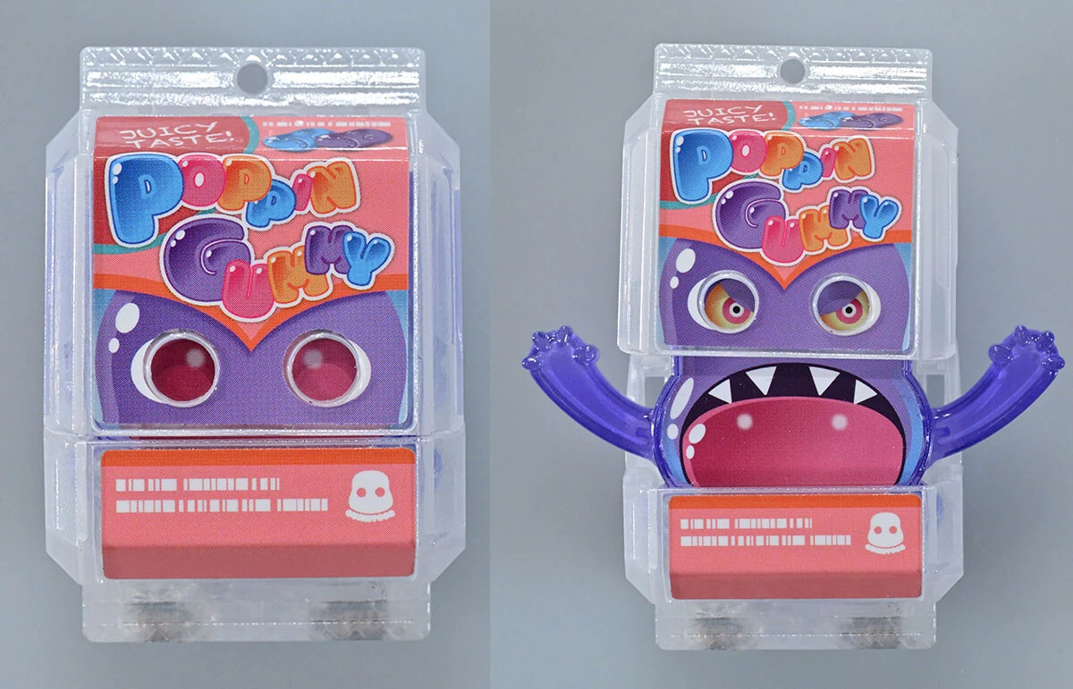 ショウマがお菓子を食べると生まれる眷属（ケンゾク）＝＂ゴチゾウ＂(写真）たちでガヴに変身し、闇菓子を求めるグラニュートから人間界を守ろうとする