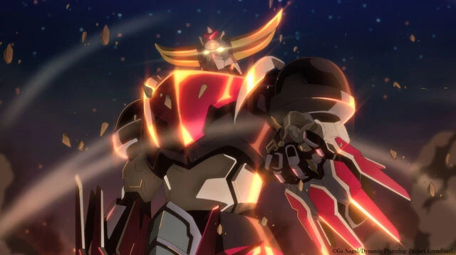 主人公の故郷フリード星の守護神とされる謎の巨大ロボット、グレンダイザー