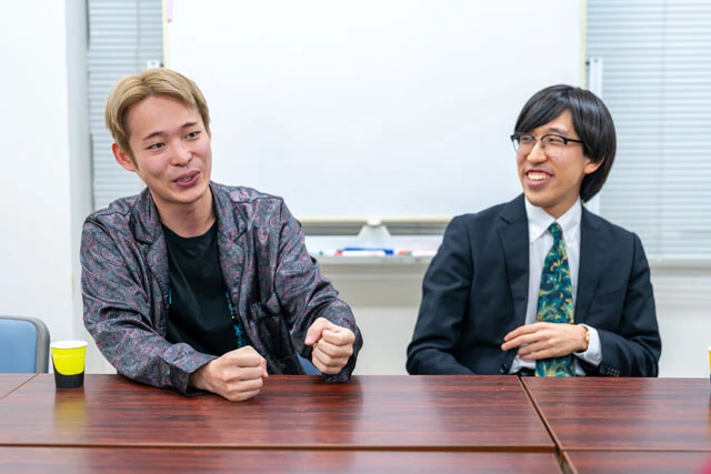 芸人の道を選んだ理由を明かすふたり