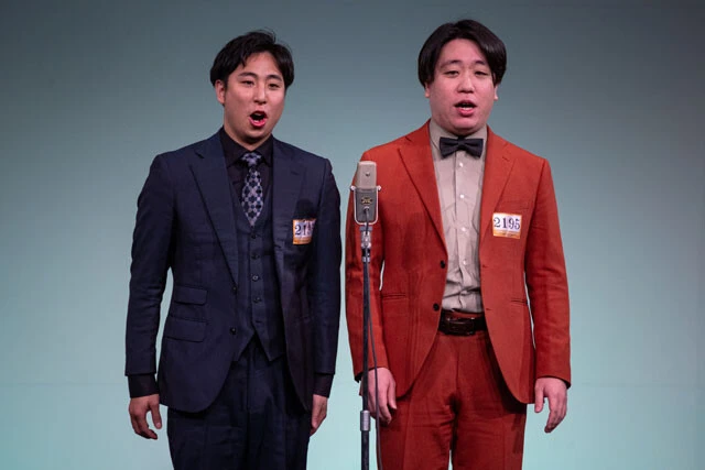 金魚番長（吉本興業）　箕輪智征（左）、古市勇介（右）