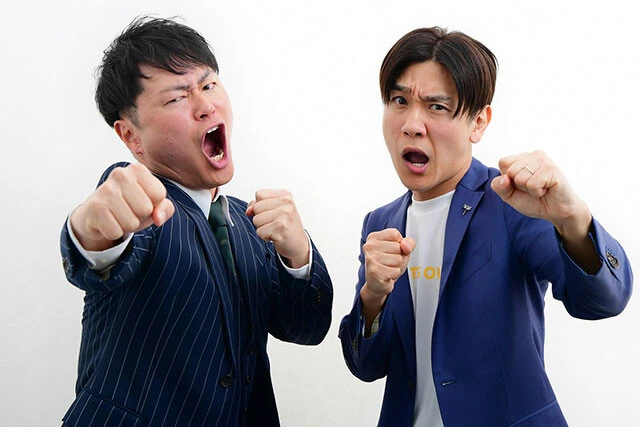 ラフ次元（左）梅村賢太郎、（右）空道太郎