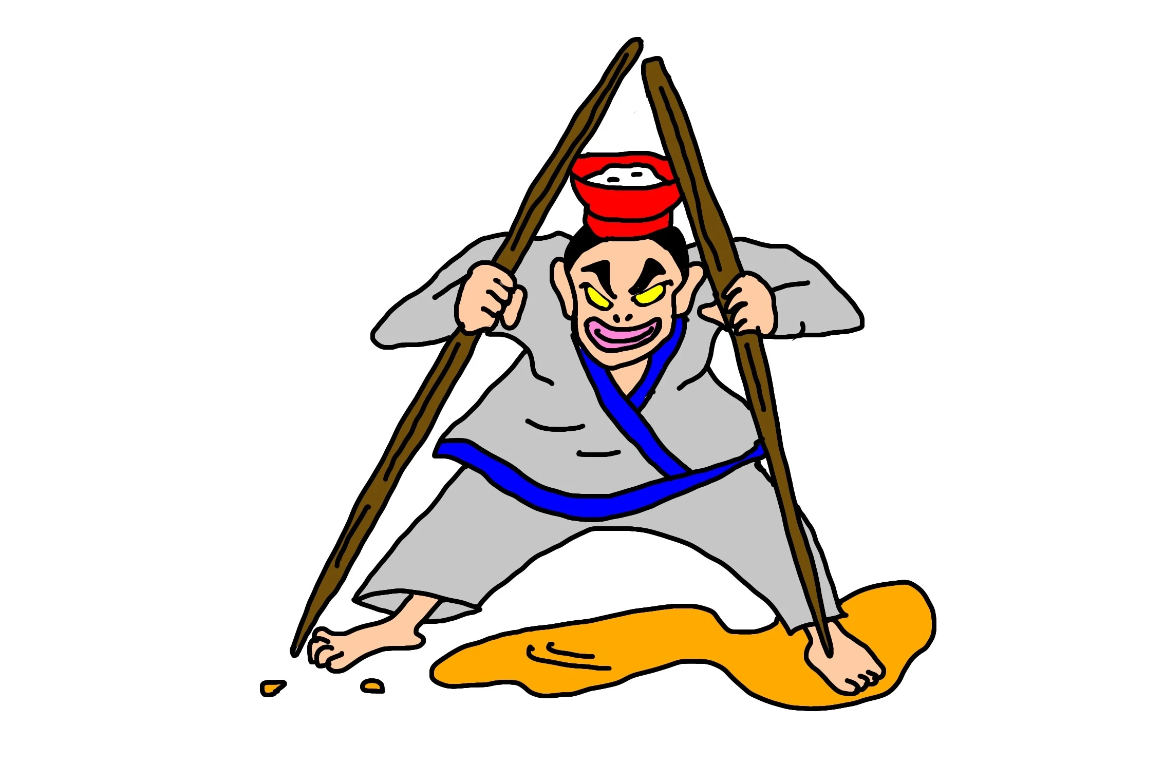 なすなかにし・中西考案「挟み超人オハシ」