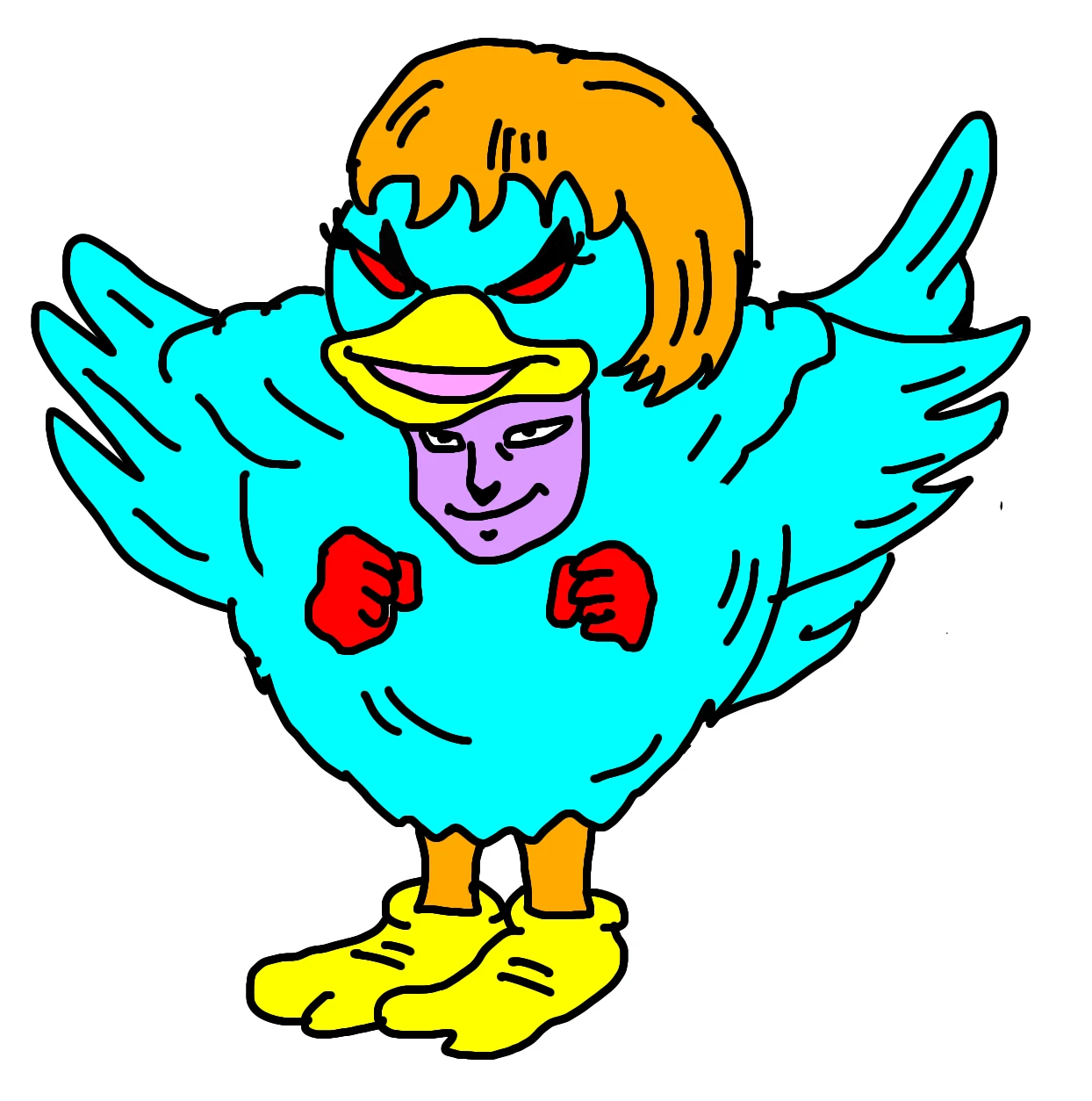 なすなかにし中西さん考案超人「トリ―マン」