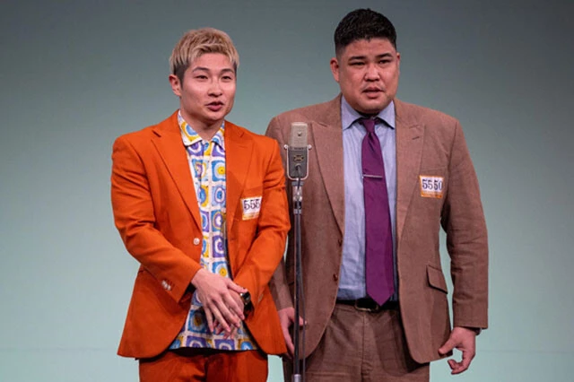 豪快キャプテン（吉本興業） べーやん（左）、山下ギャンブルゴリラ（右）