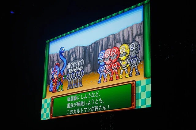 プレイヤーにはおなじみの劇中劇に大歓声