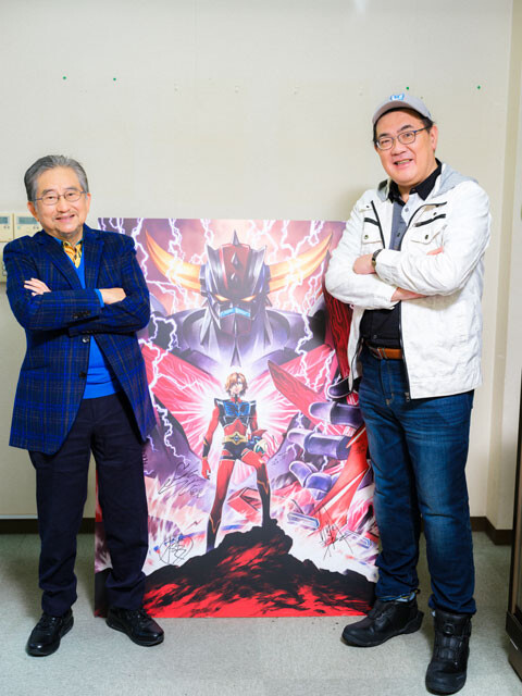 7月5日から放送が始まる『グレンダイザーU』。原作・永井豪（左）と総監督・福田己津央（右）