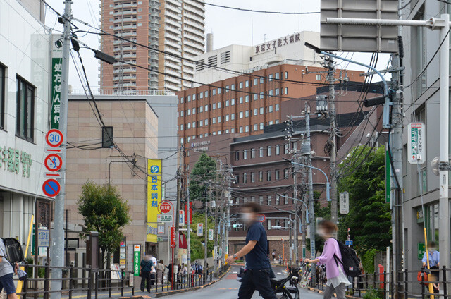 上垣アナが歩くのが好きという河田町。かつてフジテレビの本社があった。東京に歩きがいのある街は数あれど、河田町を挙げるのはかなりシブい