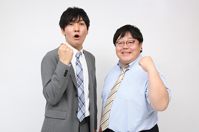 タイムマシーン3号（結成25年目・太田プロダクション）　山本浩司（左）関 太（右）©フジテレビ