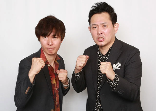 マシンガンズ（結成28年目・太田プロダクション）滝沢秀一（左）西堀亮（右）©フジテレビ