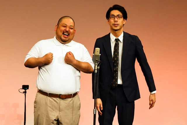 スタミナパン　【左】麻婆（まーぼー）【右】トシダタカヒデ　結成年：2014年　所属：ソニー・ミュージックアーティスツ