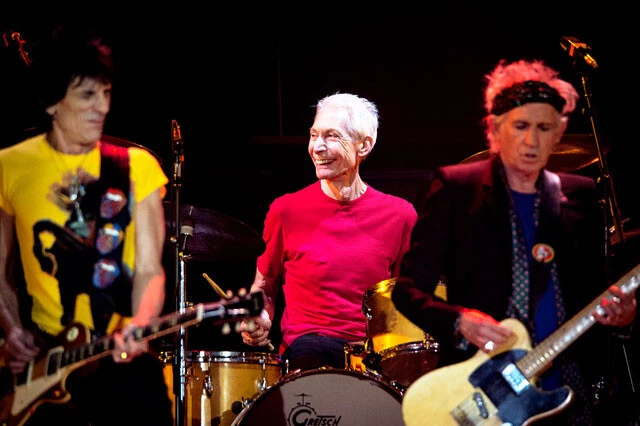 2014年　東京ドーム。チャーリー・ワッツは2021年逝去。日本では、この時が最後の公演となった。©Mikio ARIGA