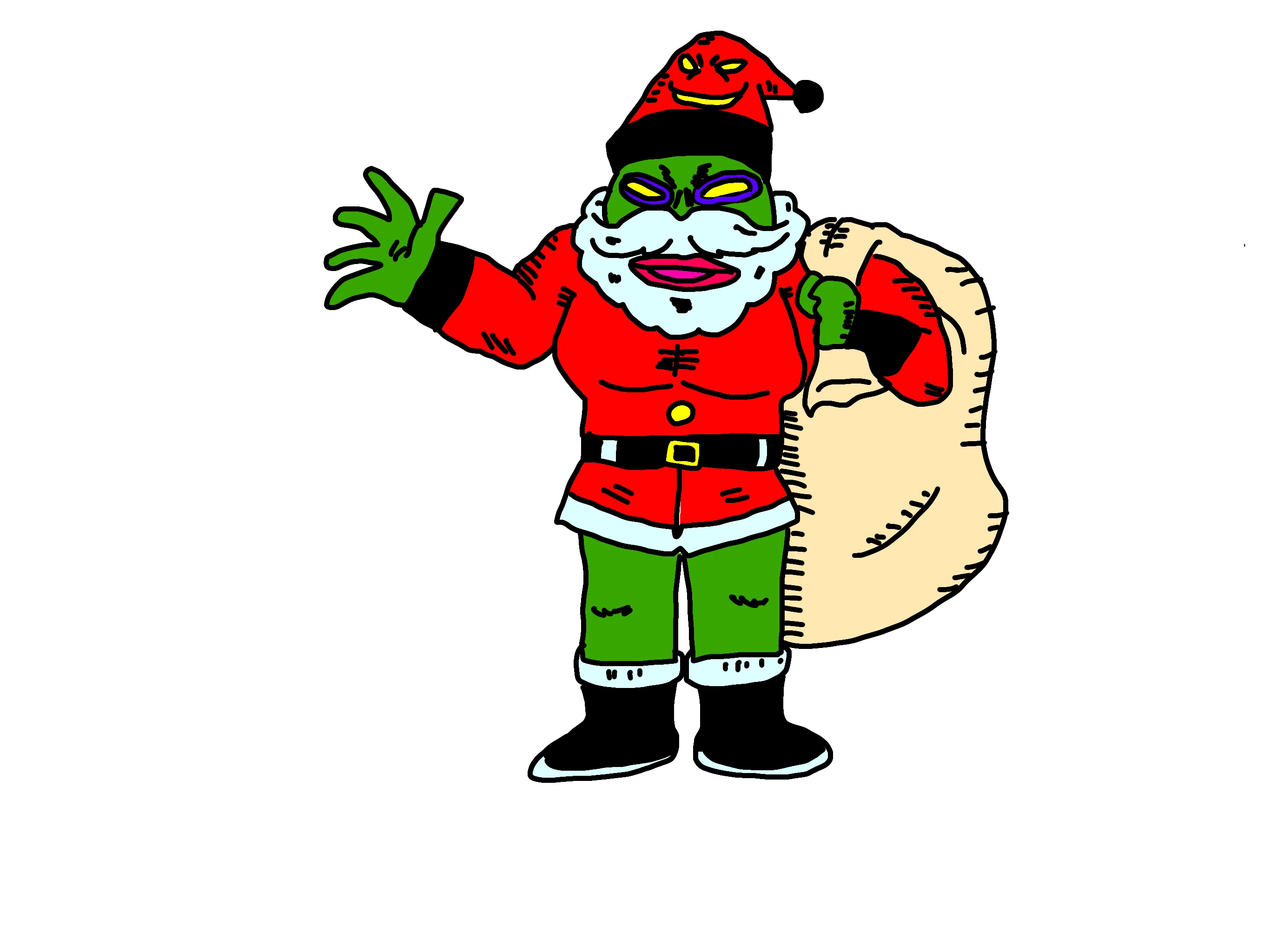 なすなかにし中西茂樹＆ジュニア考案超人「サンタクロー」