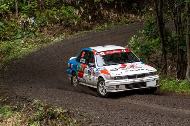 小田原先生が25歳のときに購入した6代目ギャランは、ラリーでも活躍(撮影/山本佳吾)