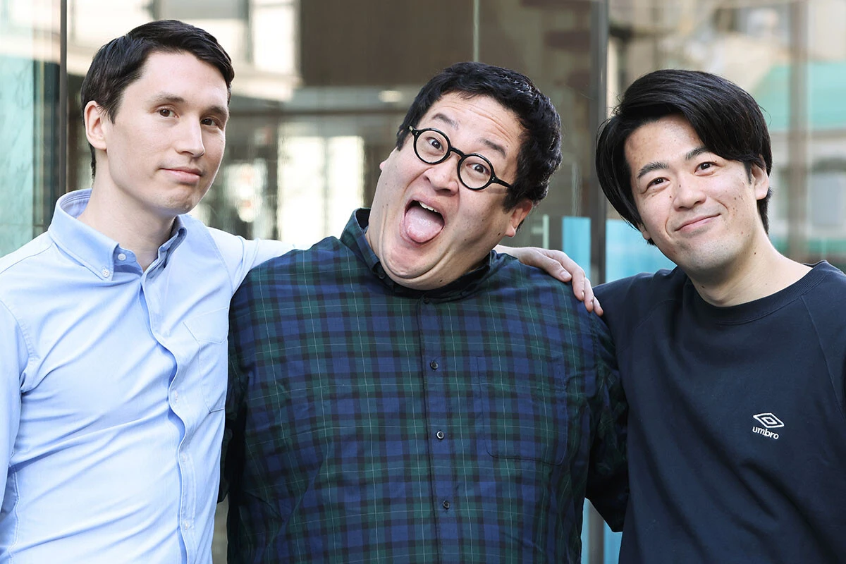 （左から）上田ピーター氏、春とヒコーキ・ぐんぴぃ氏（バキバキ童貞）、谷口つばさ氏