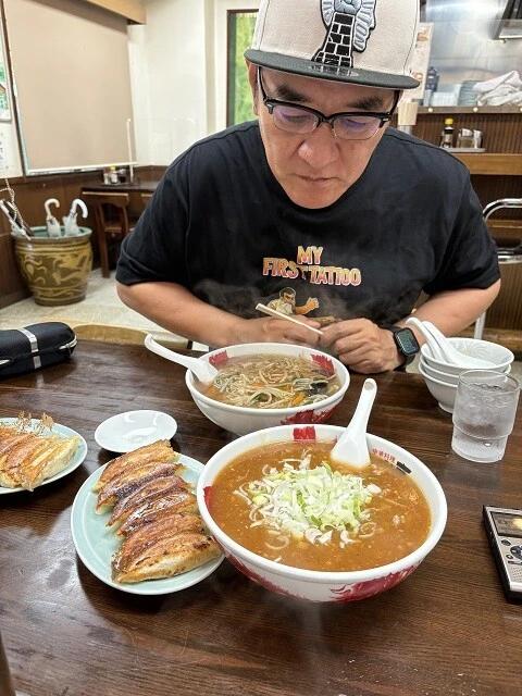「この店に来たら餃子とタンタンメンを食わなきゃダメでしょ」