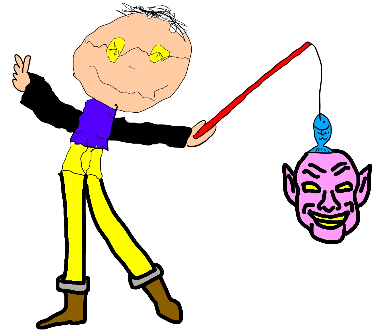 なすなかにし中西茂樹＆ジュニア考案超人「絆マン」