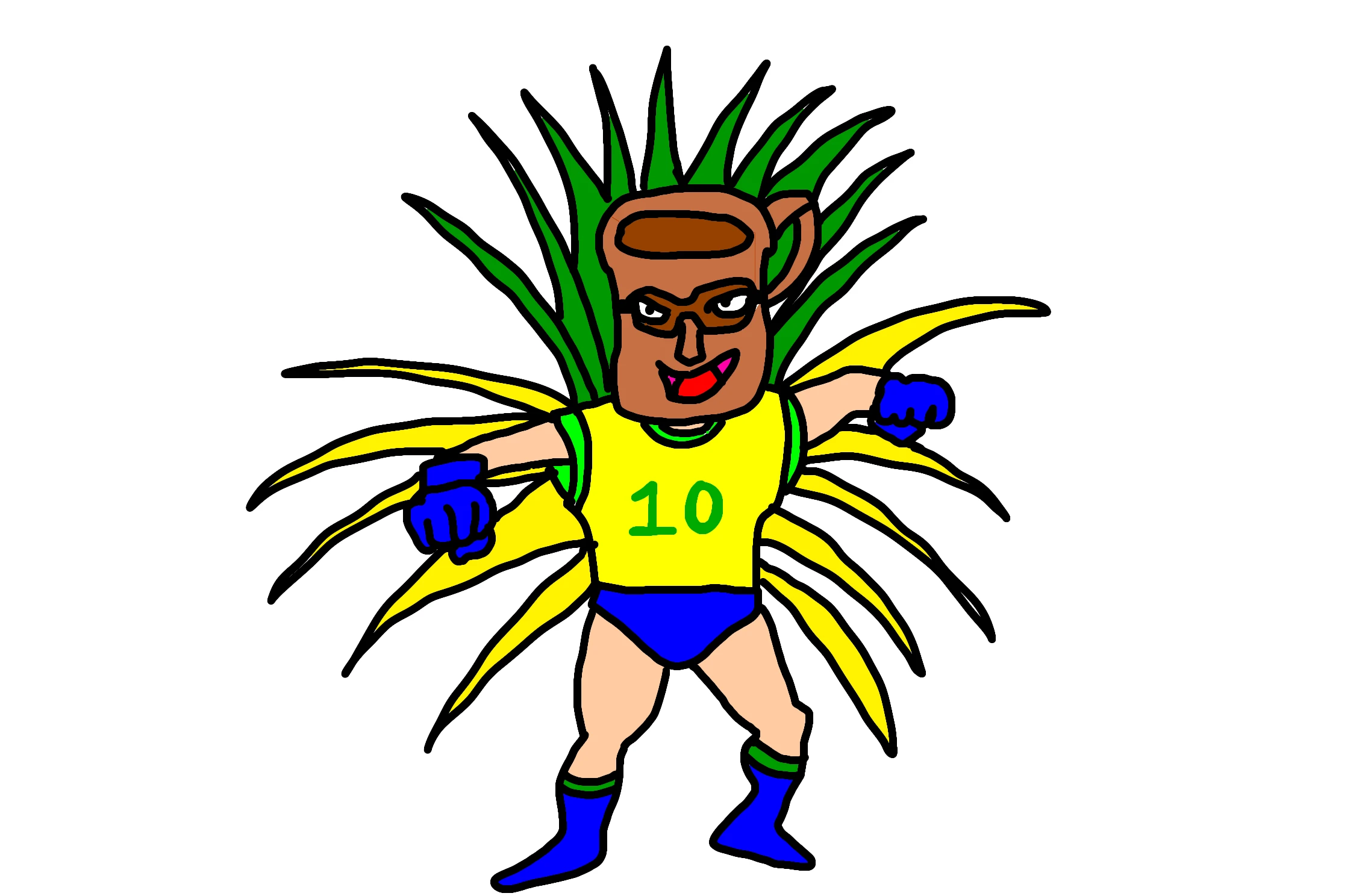 なすなかにし中西茂樹考案超人「ブラジール」