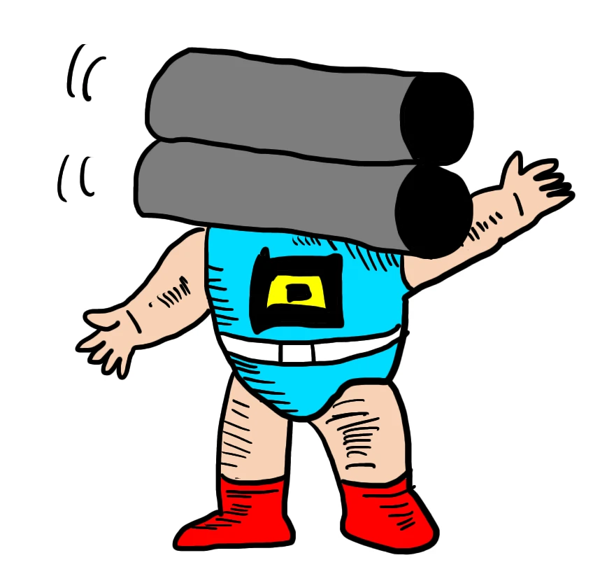 なすなかにし中西茂樹考案超人「ローラーくん」