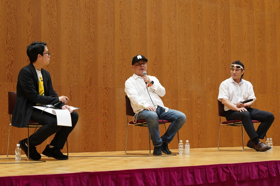 「キン肉マンミュージアムin沼津」オープン1周年記念で、ゆでたまごの原作担当・嶋田隆司先生と、ミュージアム館長で格闘家のミノワマンが登場