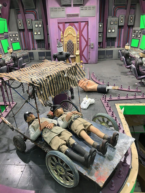 パペットの制作や撮影は千葉県九十九里にある堀監督のスタジオ「YAMIKEN(ヤミケン)」で実施