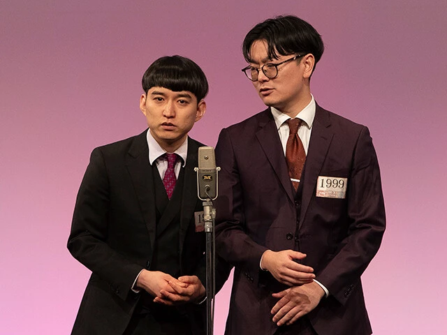 めぞん【初ファイナリスト】（左から）吉野おいなり君、原一刻