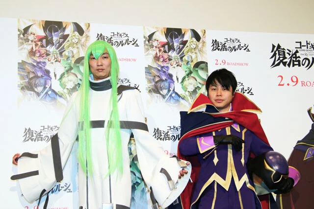劇場アニメ『コードギアス』新作会見でノンスタイル登場も、井上は名セリフと口説き文句で失笑