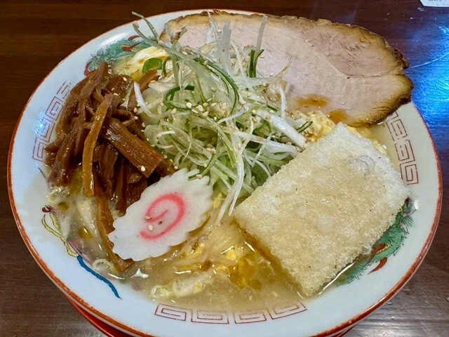 「かき玉もやしそば」（790円）※写真はもちトッピングのものです