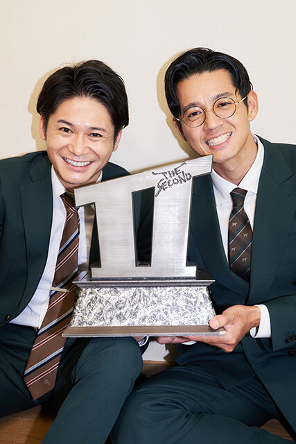 『THE SECOND』4代目王者・トット。（左から）多田智佑（ただ・ともひろ）、桑原雅人（くわはら・まさと）